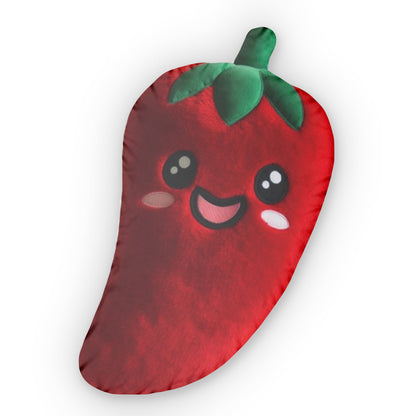 Kawaii Red Hot Pepper, Chili Gift, Plush Shaped Pillow