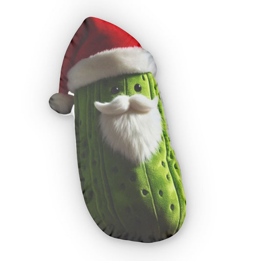 Pickle Christmas Santa Clause Plush Shaped Pillow