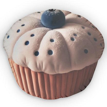 Blueberry Muffin Plush Shaped Pillow