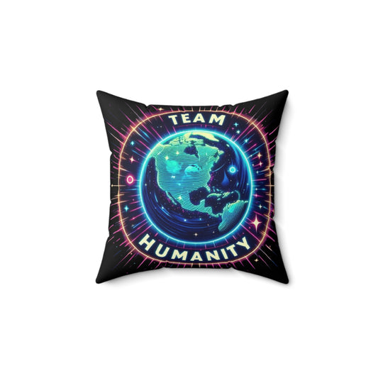 Team Humanity - Spun Polyester Square Pillow