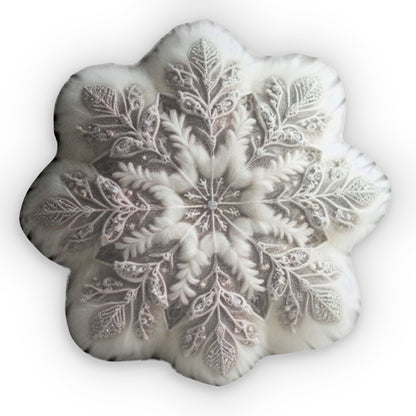 Snowflake Plush Shaped Pillow