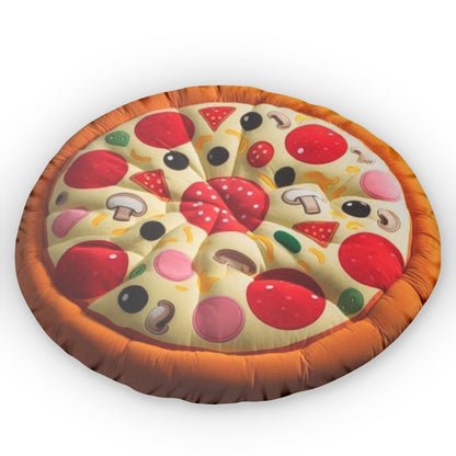 Large Pizza Plush Shaped Pillow, Cheesy Gift