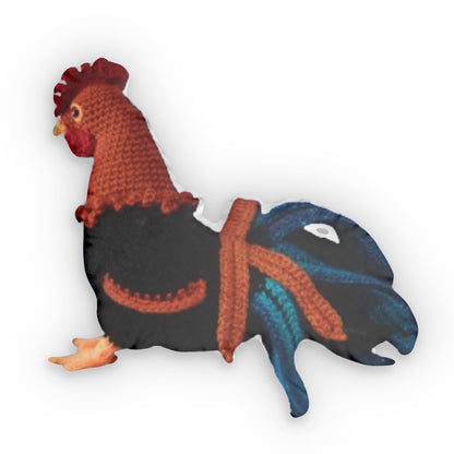 Cockerel Rooster Crochet Plush - Shaped Pillows