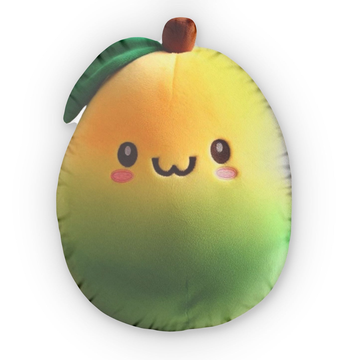 Giant Kawaii Mango, Plush Shaped Pillow