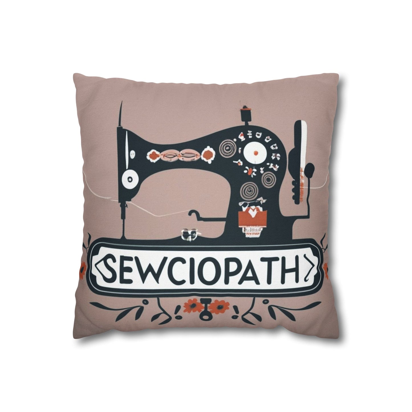 Sewciopath Sewing - Spun Polyester Square Pillow Case