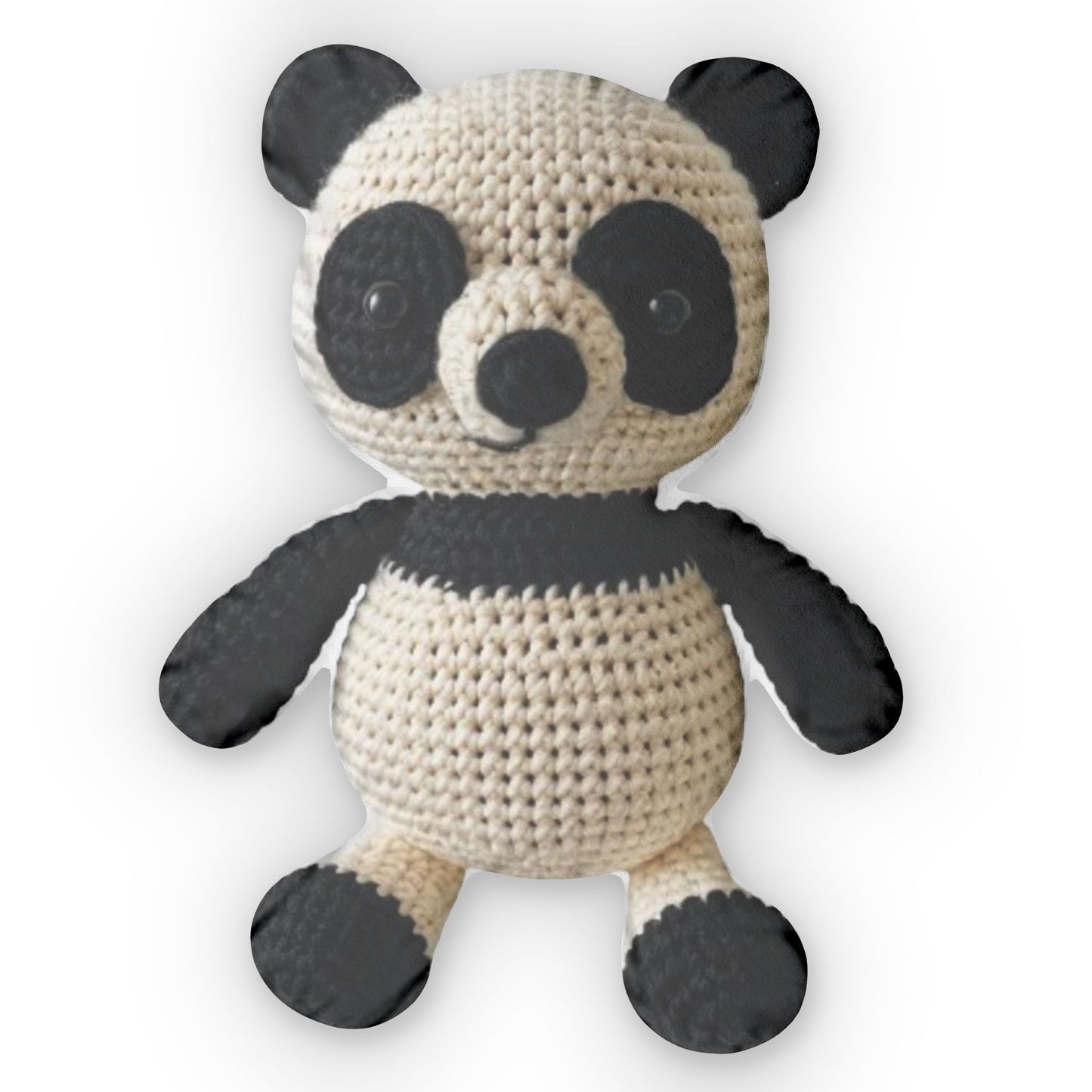 Comfy Panda Small Kids' Plush, Pillow Gift, Crochet Plush Gift