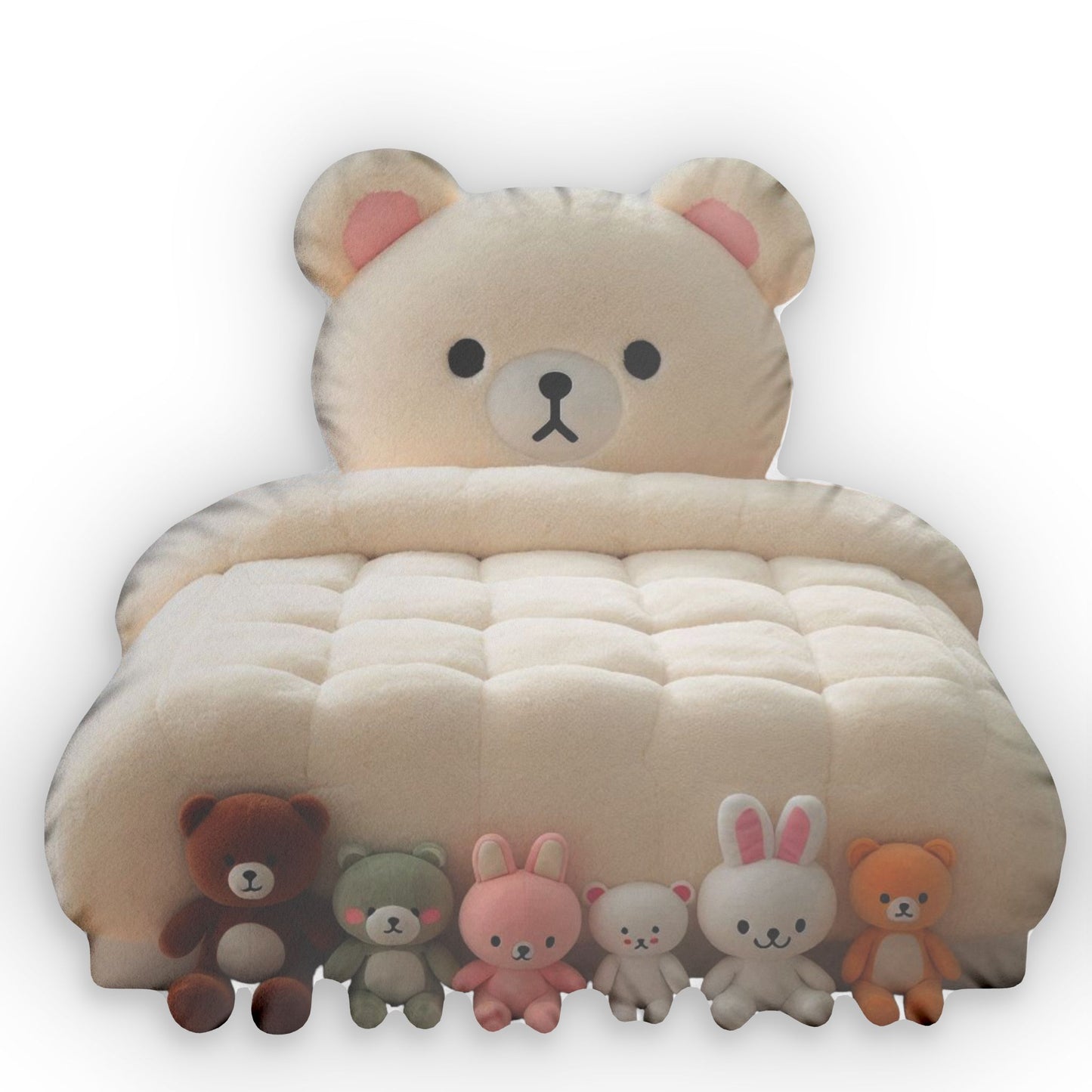 Animal Bed Plush, Shaped Pillow