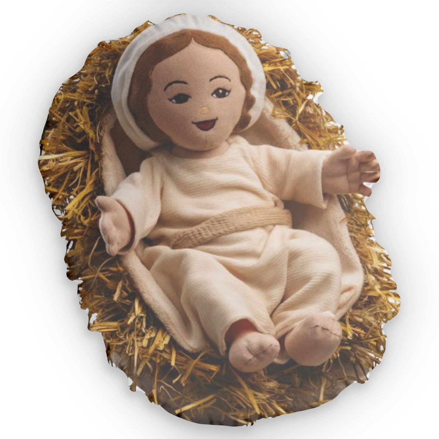 Baby Jesus, Christian Gift, Plush Shaped Pillow