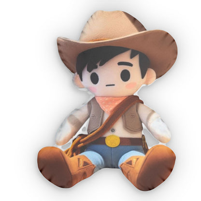 Cowboy Wild West, Plush Shaped Pillow