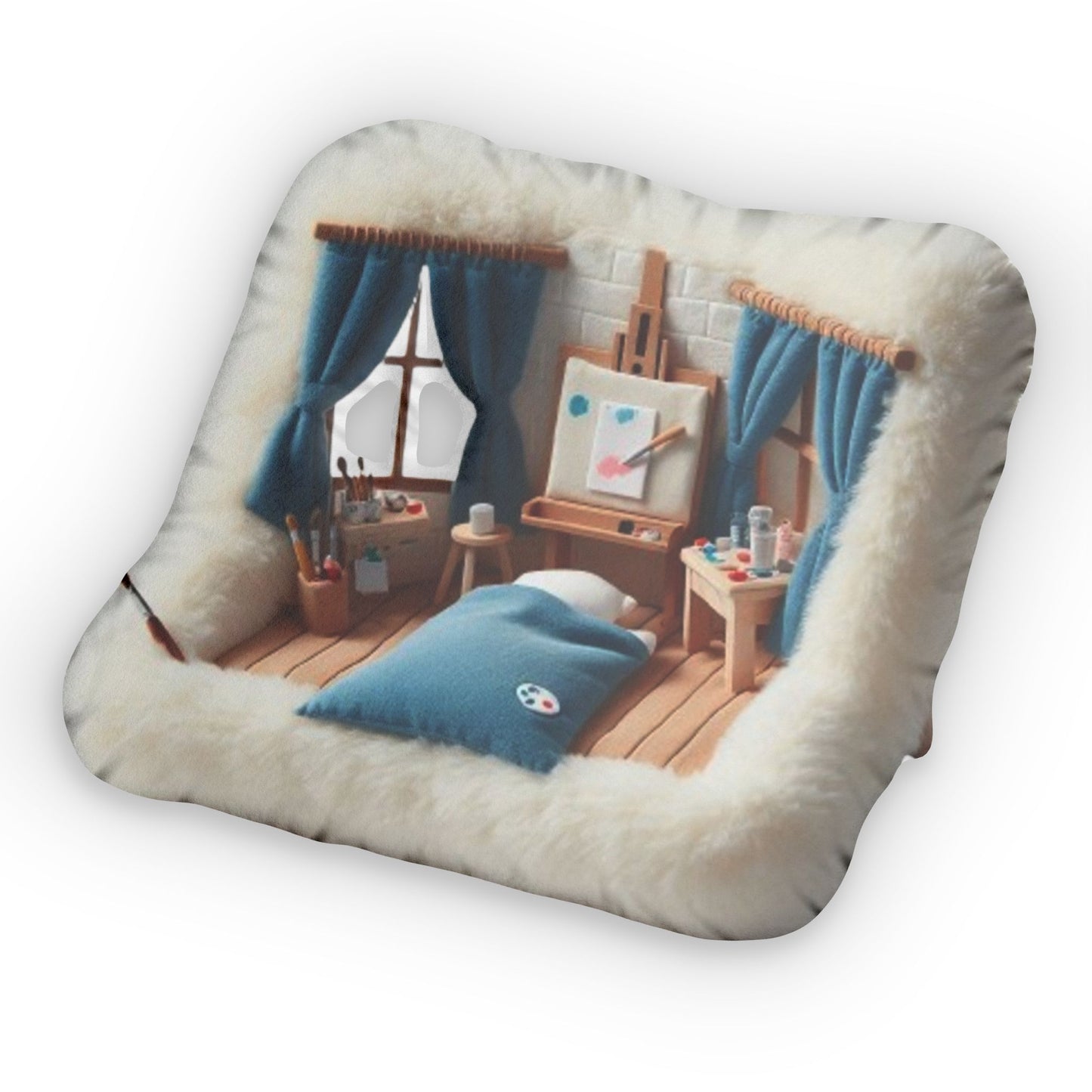 Art Studio Cushion Plush Shaped Pillow