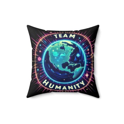 Team Humanity - Spun Polyester Square Pillow