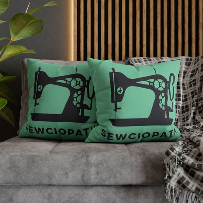 Sewing Sociopath Machine - Spun Polyester Square Pillow Case