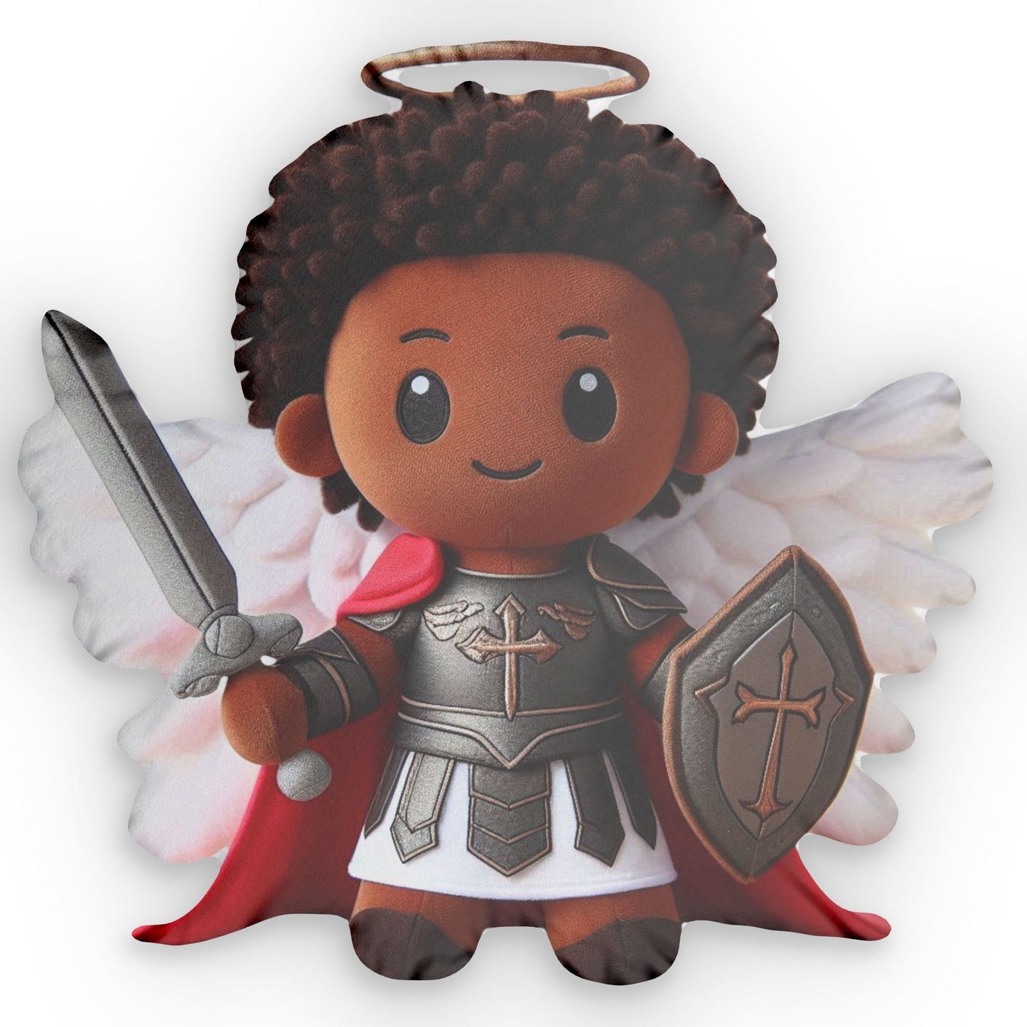 Saint Michael Plush Shaped Pillow