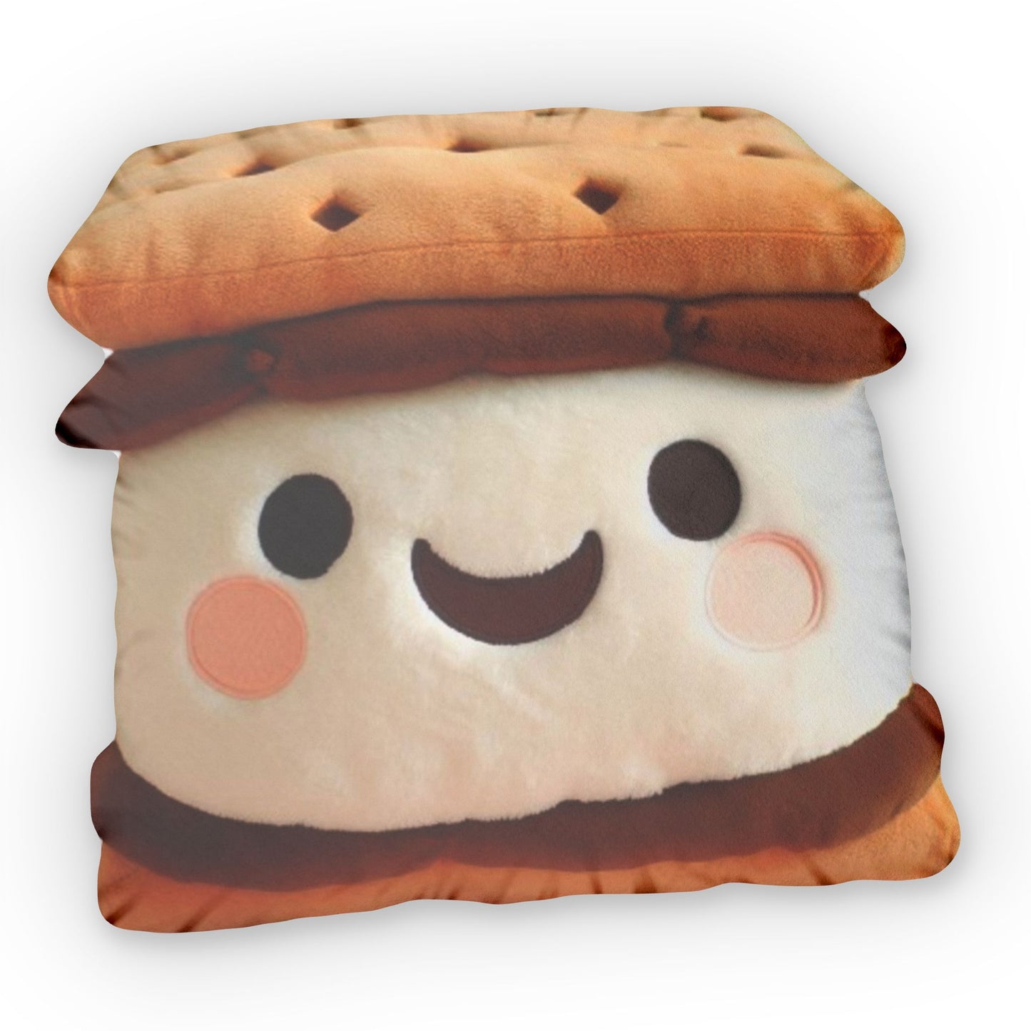 Kawaii Smores Plush, Camping Outdoor Gift, Shaped Pillow