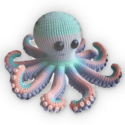 Big GrandMa Octopus - Stuffed Animal Shaped Pillows