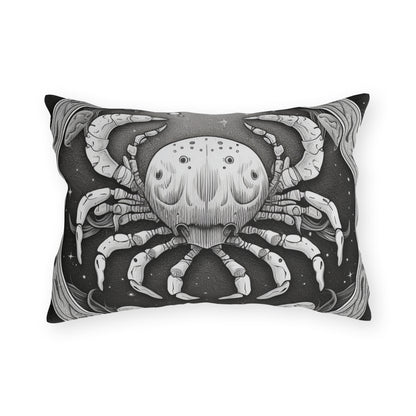 Cancer Zodiac UV-Resistant Outdoor Pillow, Water-Resistant, Spun Polyester