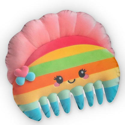 Pride Hair Comb Plush Shaped Pillow