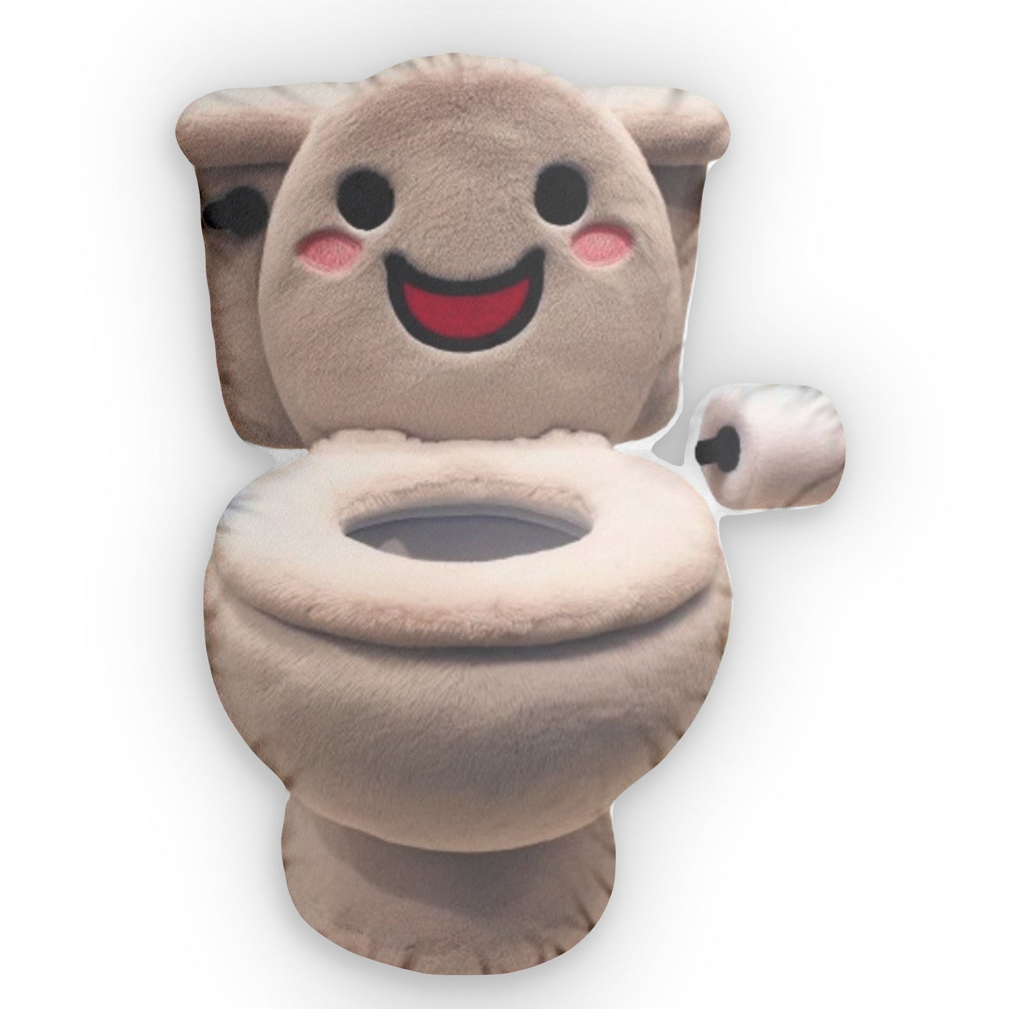 Toilet Plush Shaped Pillow