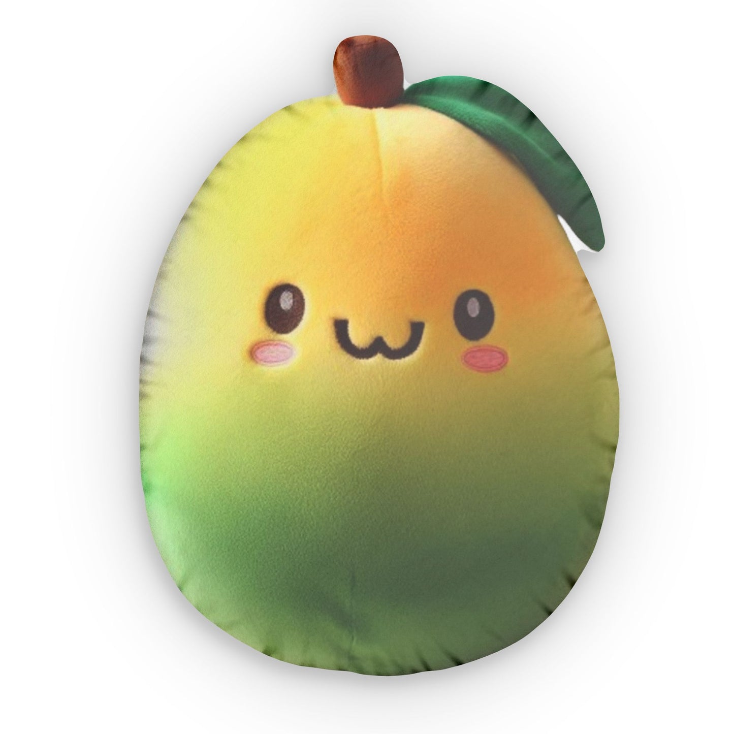 Giant Kawaii Mango, Plush Shaped Pillow