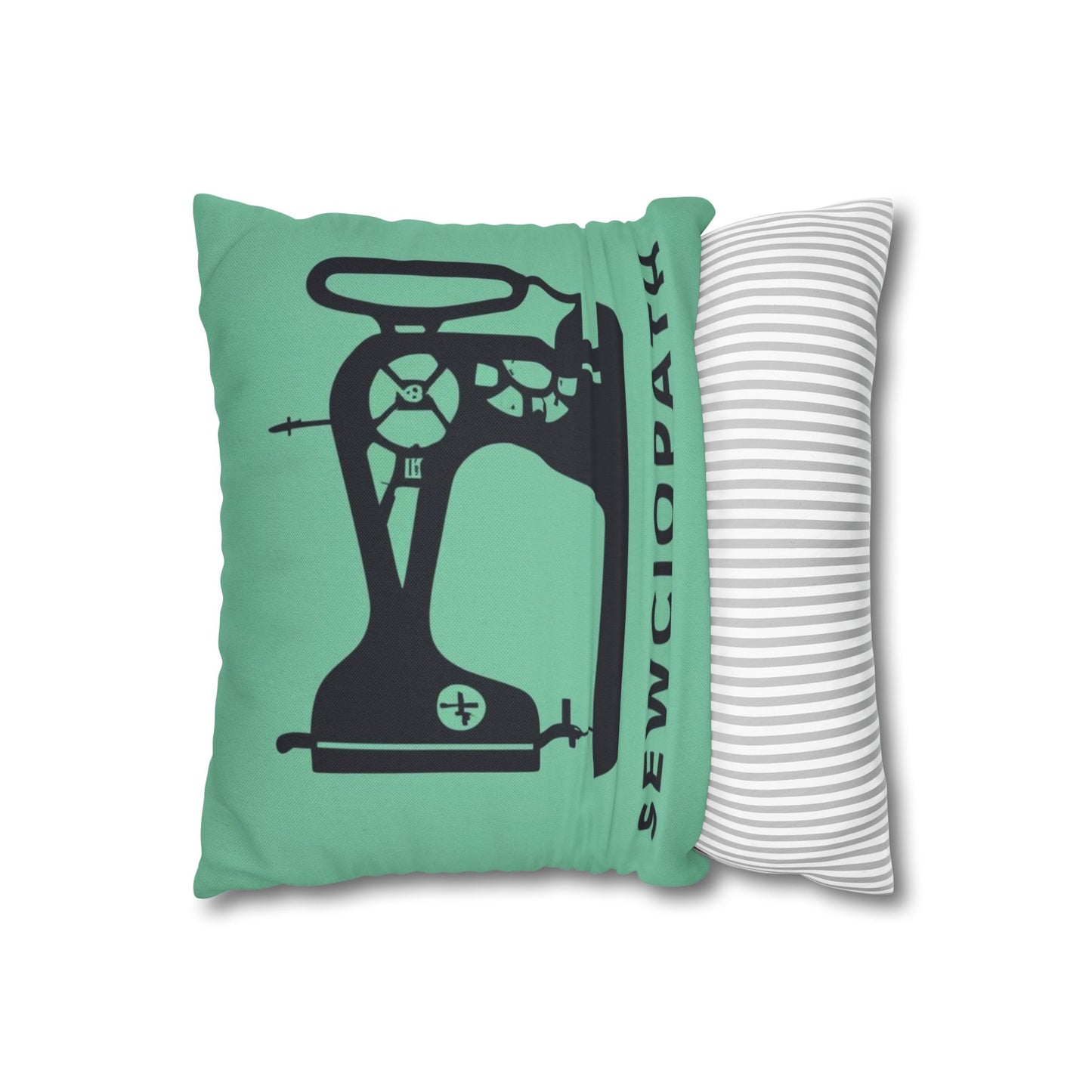 Sewing Sociopath Machine - Spun Polyester Square Pillow Case