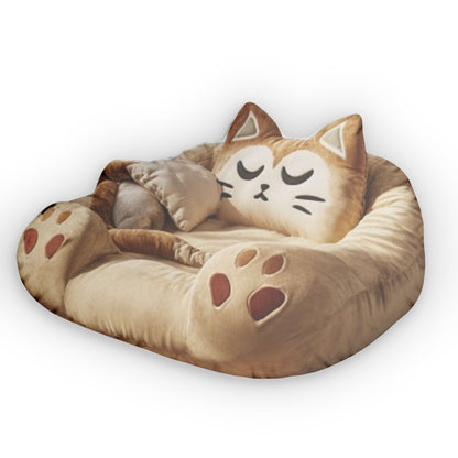 Giant Cat Beanbag Chair Plush Shaped Pillow