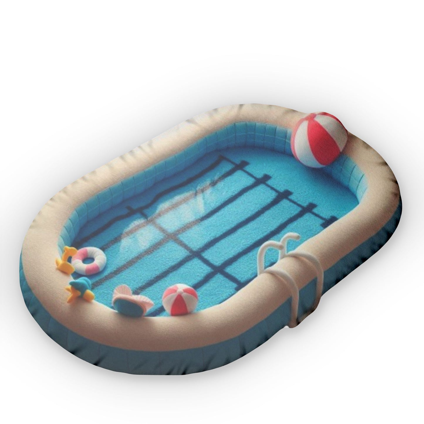 Swimming Pool Plush Shaped Pillow