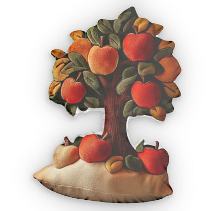 Apple Tree Plush Cushion Shaped Pillow