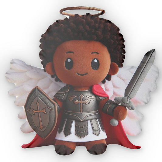 Saint Michael Plush Shaped Pillow