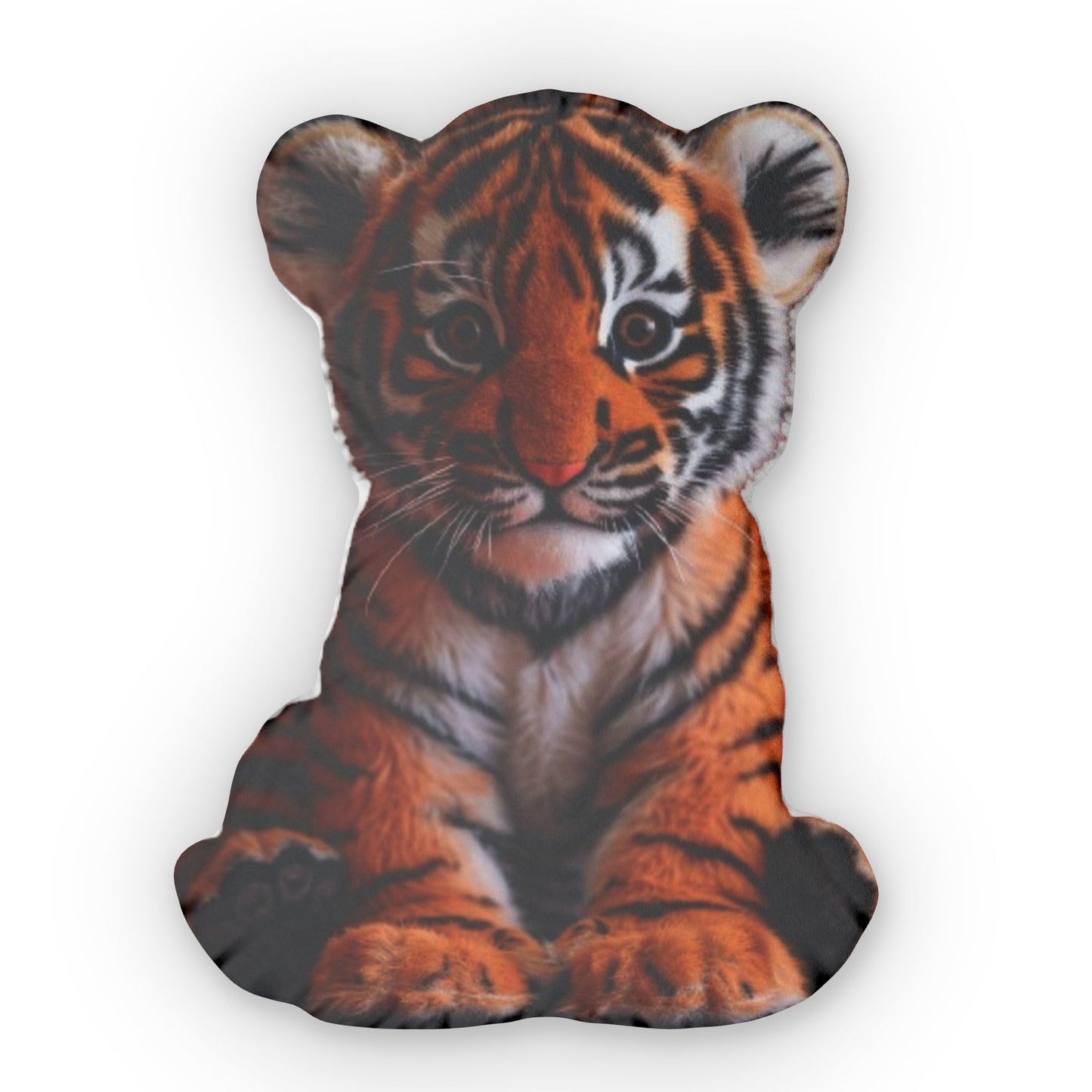 Soft Toy Tiger Cub Plush Shaped Pillow