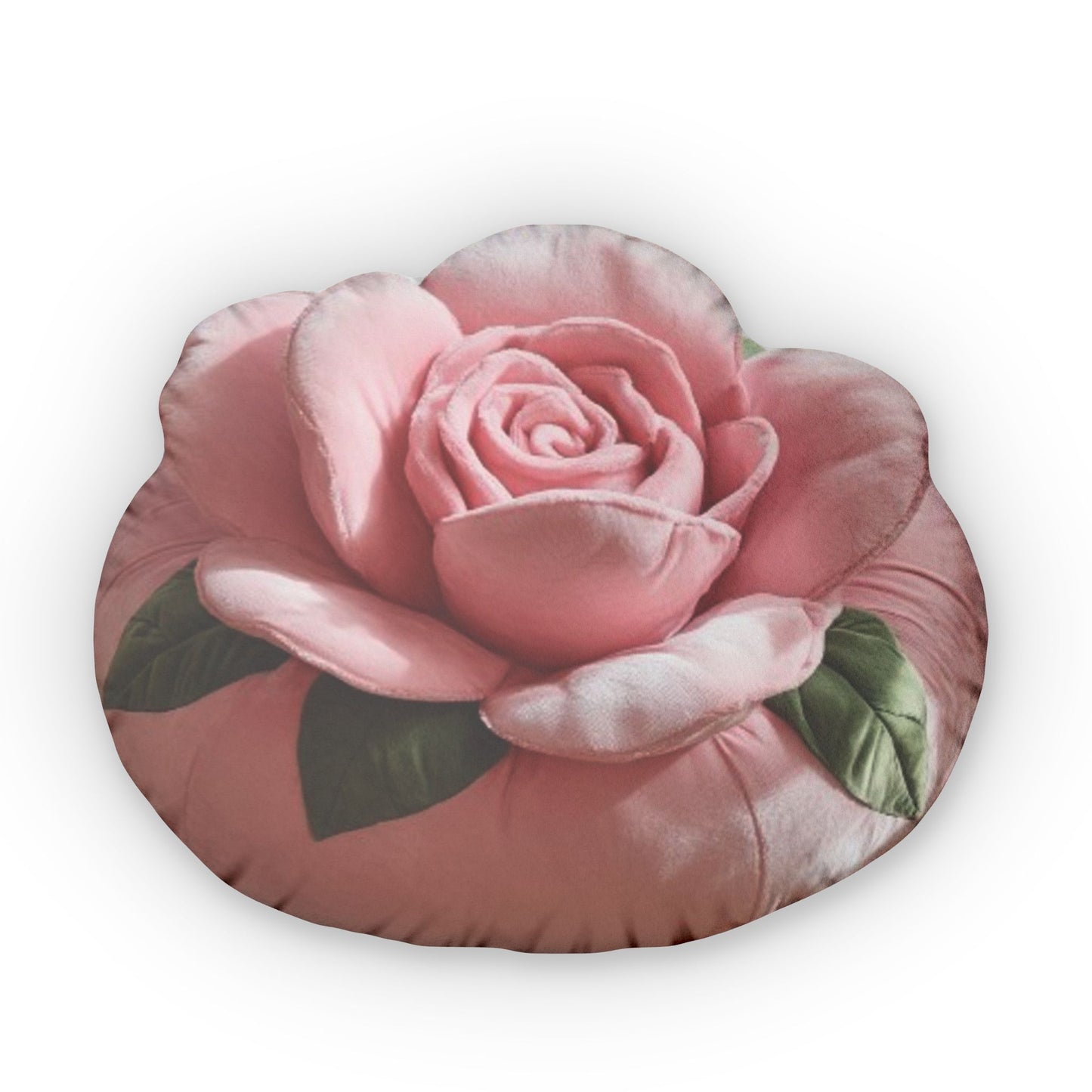 Pink Flower Rose Plush Shaped Pillow