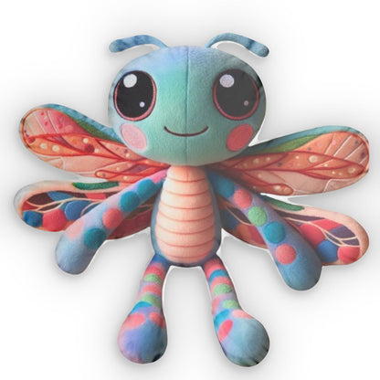 Dragonfly Bug Plush Shaped Pillow