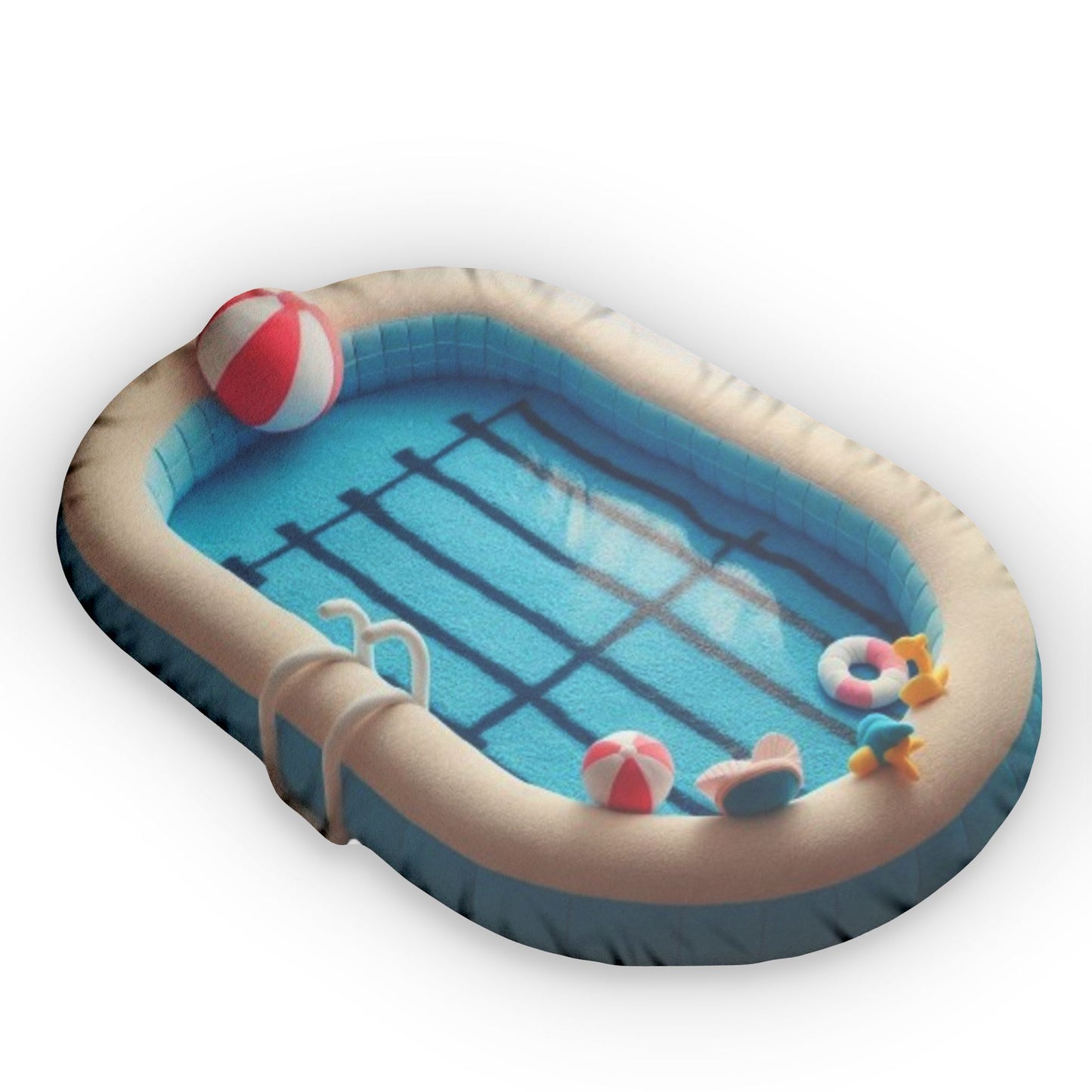 Swimming Pool Plush Shaped Pillow