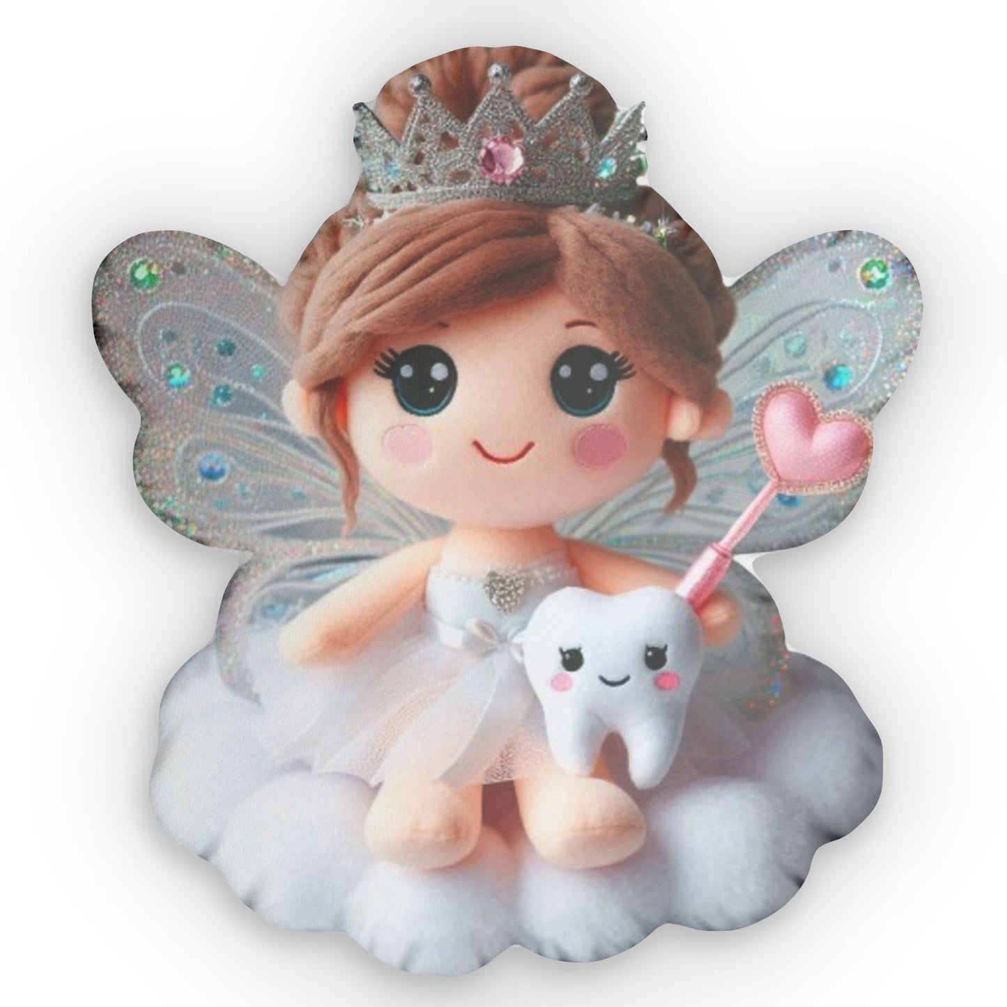 Tooth Fiary Princess Plush Shaped Pillow