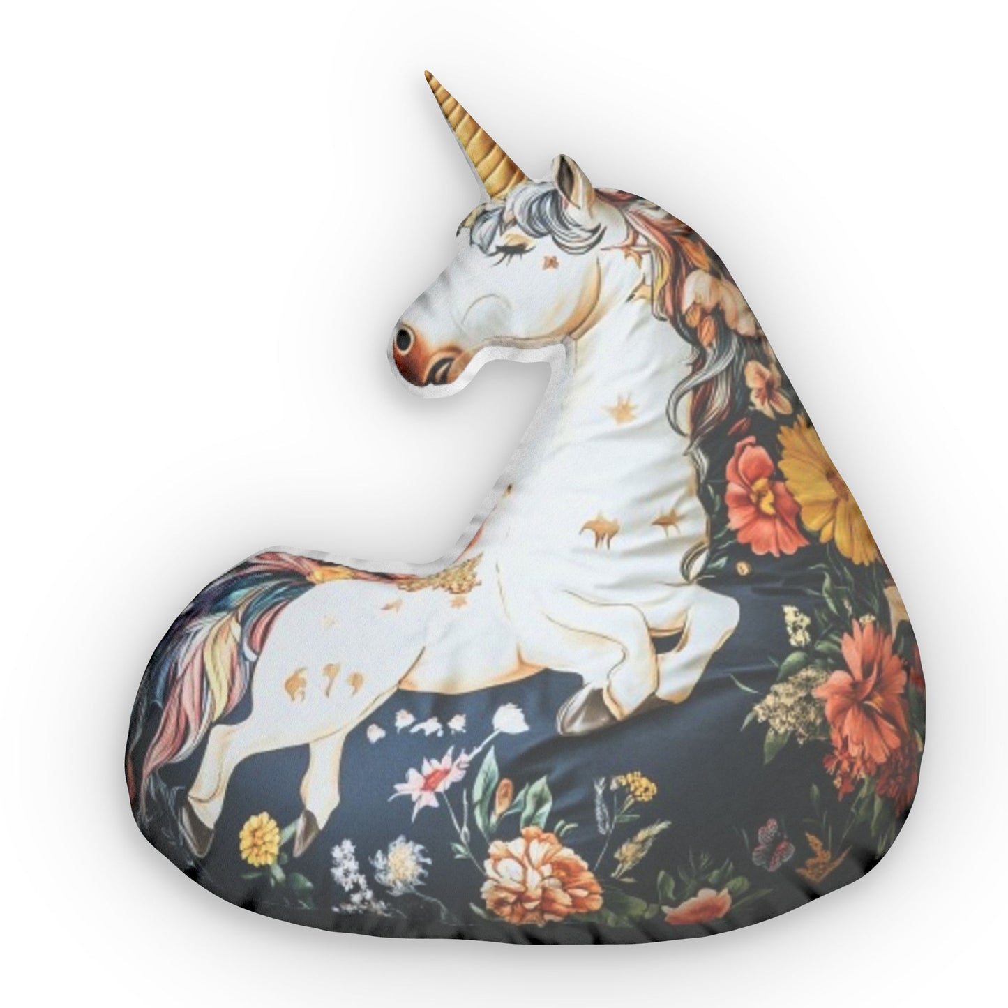 Pony Unicorn Beanbag Chair Plush Shaped Pillow