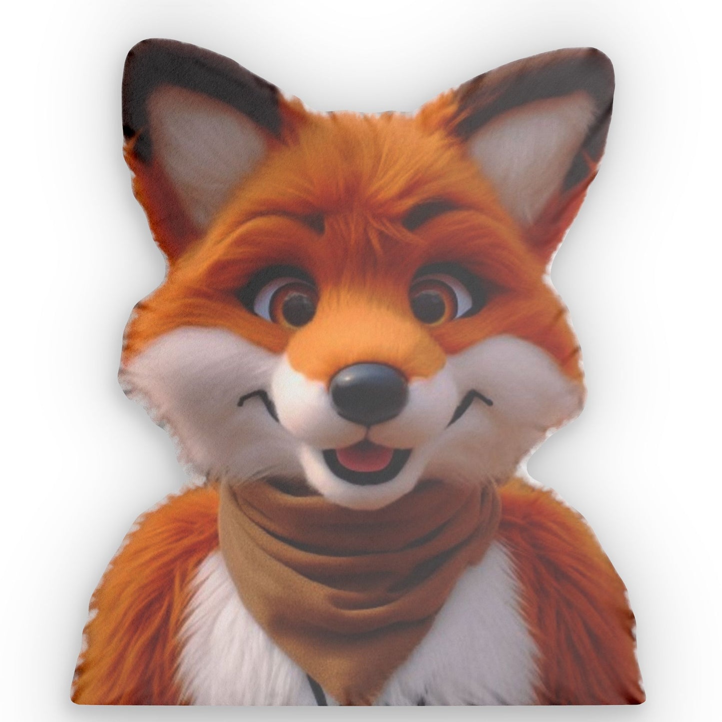 Fox Furry Costume Plush Shaped Pillow