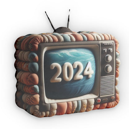 2024 TV Television, Plush Shaped Pillow