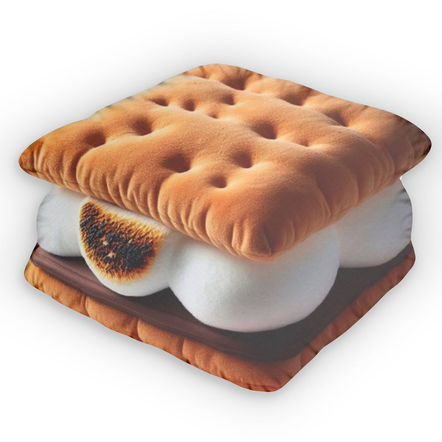 S'mores Giant Plush Shaped Pillow, Smore Camping Gift