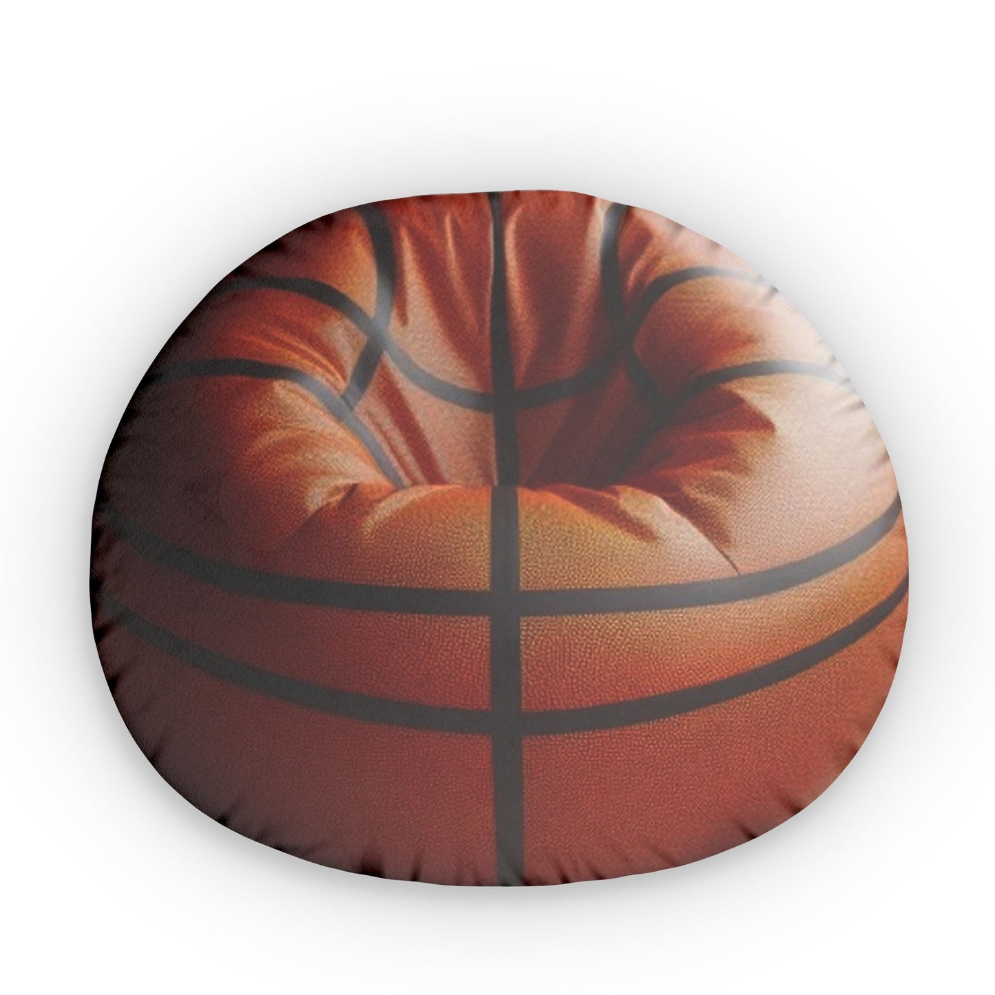 Basketball Faux Beanbag Chair Plush Shaped Pillow