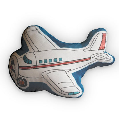 Plane Plush, Airplane Cushion, Gift for Kid, Shaped Pillow