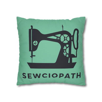 Sewing Sociopath Machine - Spun Polyester Square Pillow Case