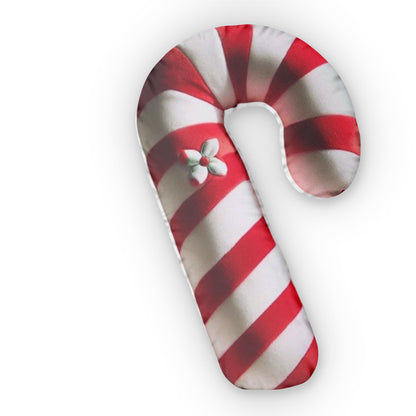 Candy Cane Christmas, Plush Shaped Pillow