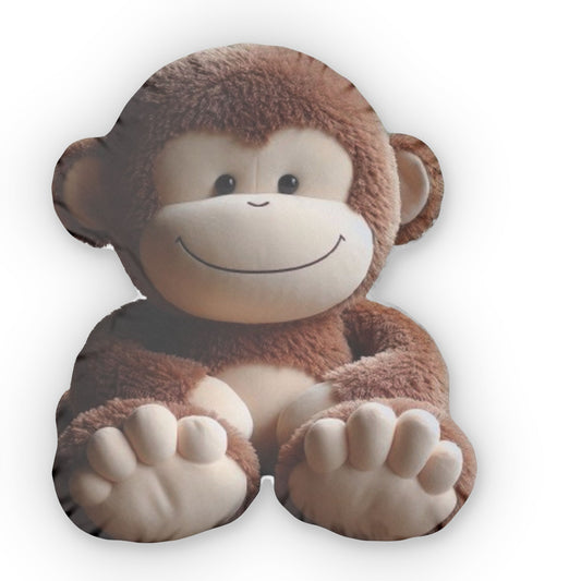 Monkey Plush Shaped Pillow