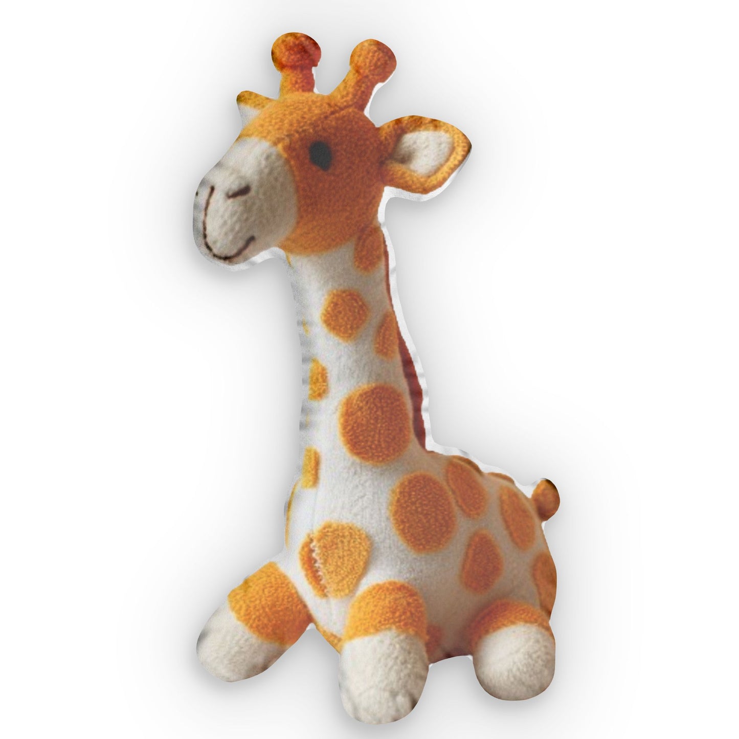 Giraffe Plush, Geometric Animal Gift,  Shaped Pillow