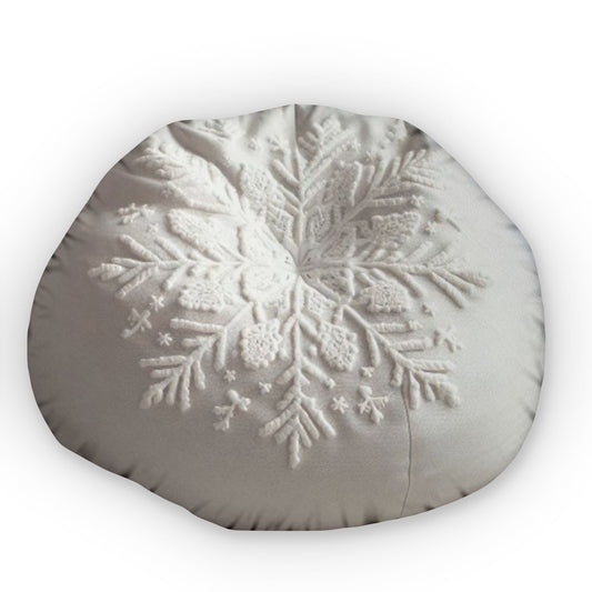 Snowflake Beanbag Chair Plush Shaped Pillow