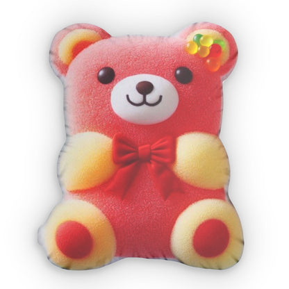 Gummy Sweet Bear, Chewy Candy Plush, Shaped Pillow