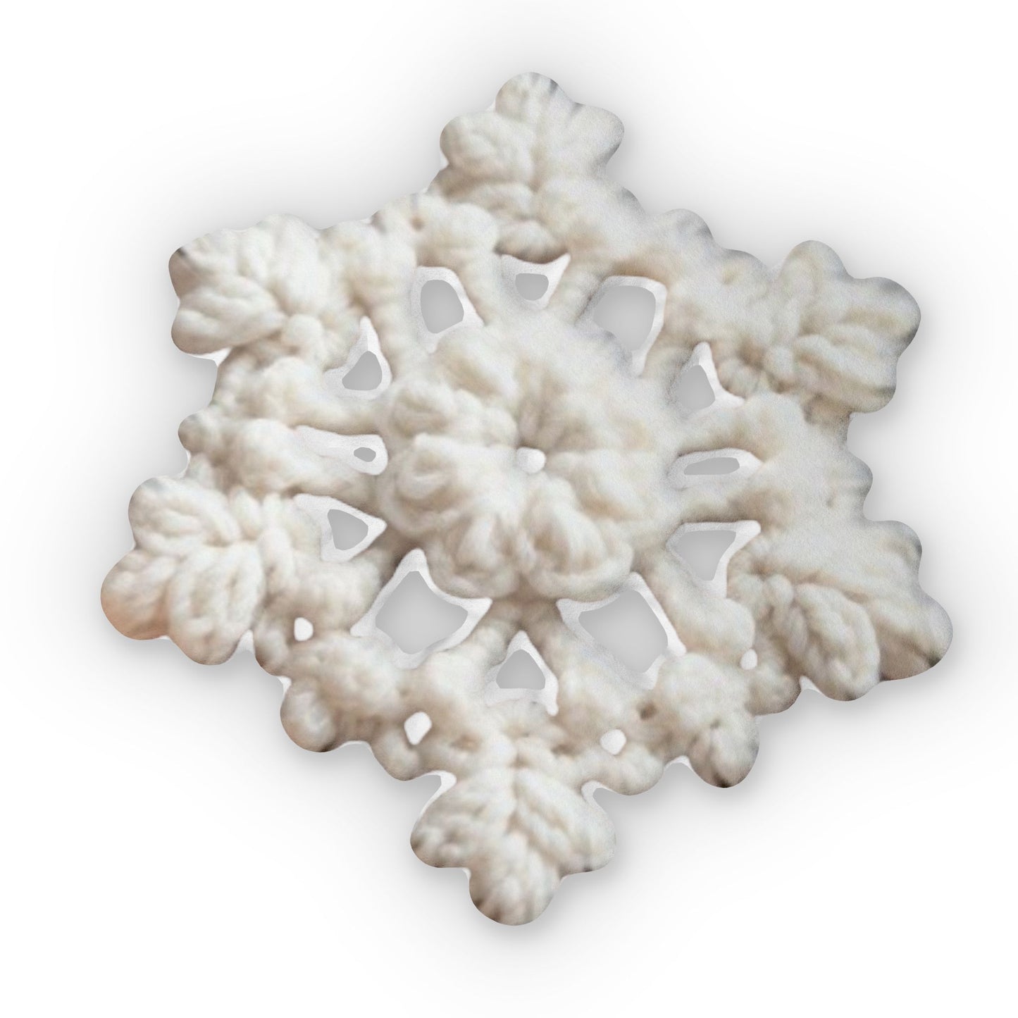 Snowflake Plush Shaped Pillow