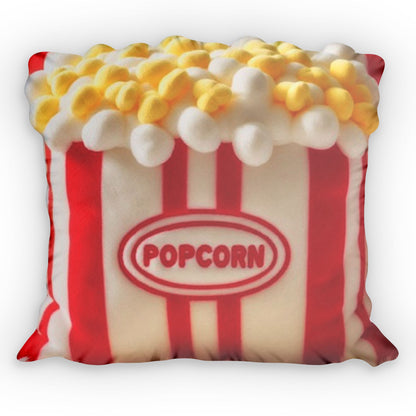 Popcorn Bag Plush Food Snack Shaped Pillow