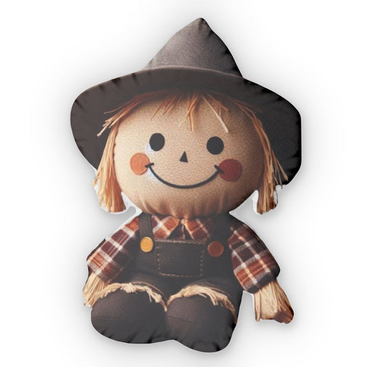 Scarecrow Halloween Plush Shaped Pillow