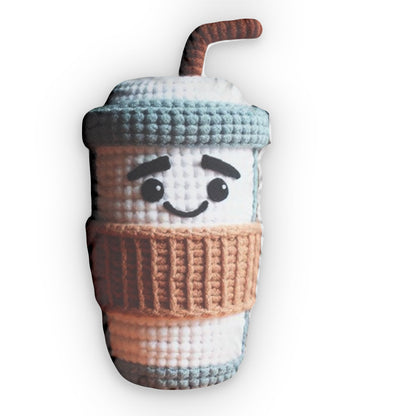 Crochet Tumbler Cup Coffee Plus, Shaped Pillow