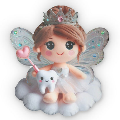 Tooth Fiary Princess Plush Shaped Pillow